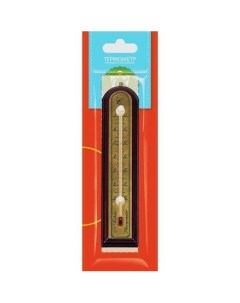 Термометр комнатный деревянный 188x39 мм без ртути 687594 Garden show