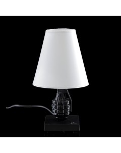 Лампа настольная Граната черно белаямикс 22x30x22 см Antartidee