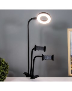 Настольная лампа Октопус LED USB черный Risalux