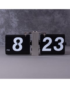 Часы Классические перекидные часы Flip Clock big черные 14 36 9 см Motionlamps