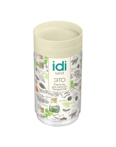 Емкость для сыпучих продуктов Idi Land Palermo 1 л Idiland