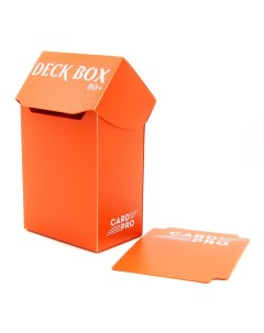 Набор из 5 пластиковых коробочек card pro оранжевая 80 карт Blackfire