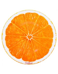 Тарелка 29 5 см Апельсин стекло Vellarti
