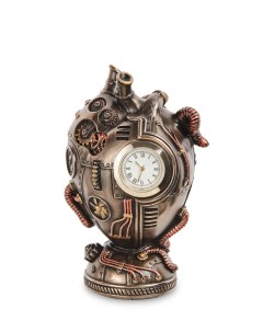 Часы WS 1070 Часы настольные в стиле Стимпанк Сердце Veronese