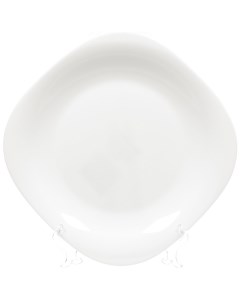 Тарелка обеденная 26 см квадратная Белый Квадро FFP 115 NFP110T Daniks