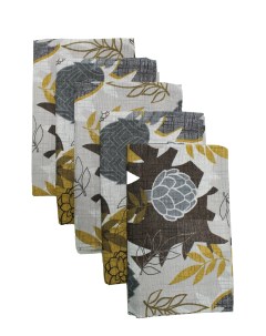 Набор кухонных полотенец из рогожки Кантри 50х70 5 шт Пекс-дизайн