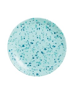 Тарелка десертная Venizia Turquoise 19 см голубая Luminarc