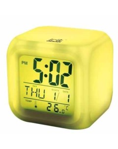 Часы будильник IR 600 электронные календарь Irit