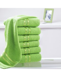 Полотенце для рук Гармоника Цвет Зеленый 33х50 см 6 шт Doome
