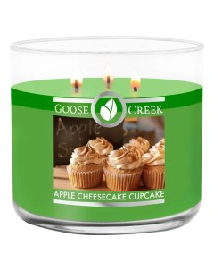 Ароматическая свеча Apple Cheesecake Cupcake Яблочный чизкейк 411г Goose creek