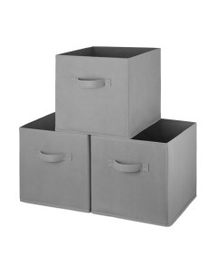 Коробки для хранения складные ящик для хранения вещей и игрушек тканевый 3 шт Birdhouse
