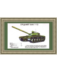 Средний танк Т 72 советский плакат Rarita