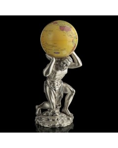 Статуэтка Атлант и земной шар 11 15 35 см Linea argenti