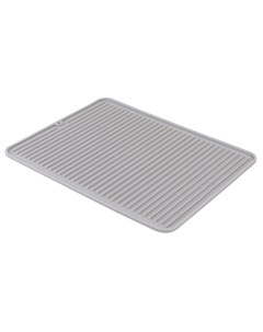 Коврик для посуды Lineo термостойкий силиконовый серый 31 4х40 6 см Interdesign