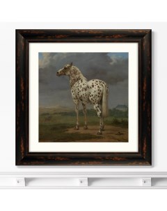 Репродукция картины в раме The Piebald Horse 1654г Размер картины 60 5х60 5см Картины в квартиру