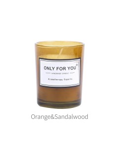 Свеча ароматическая апельсин сандал 5 2 6 2 см Indo