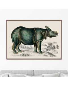 Репродукция картины на холсте Rhinoceros 1774г Размер картины 75х105см Картины в квартиру