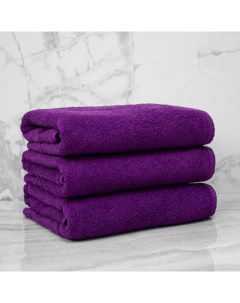 Набор из 3 полотенец Venera цвет фиолетовый 50х80 см 3 шт Eleganta