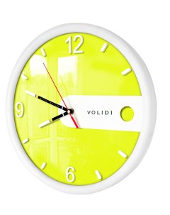 Настенные часы Concept yellow SP1 yellow Volidi