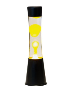 Лава лампа 39см CG Желтая Прозрачная Black Motionlamps
