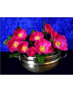 Картина по номерам Цветы шиповника GX36653 Paintboy