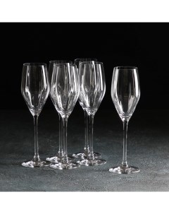 Набор бокалов для шампанского Фаворит Оптика 170 мл 6 шт Rona