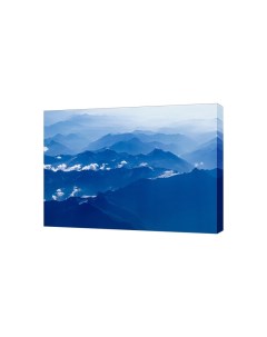 Картина на холсте на стену Синие горы 50х70 см Сити бланк