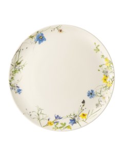 Тарелка закусочная Альпийские цветы 21 см фарфор костяной Rosenthal