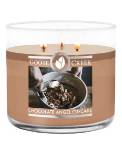 Ароматическая свеча Chocolate Angel Cupca Шоколадный кекс с ангелом Goose creek