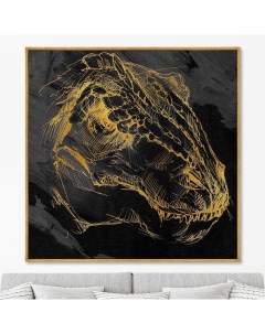 Репродукция картины на холсте Dino Mate No 1 2021г 105х105см Картины в квартиру