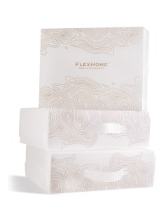 Набор пластиковых коробок для хранения обуви Box1 620 Flexhome