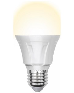 Лампа светодиодная UL 00001524 E27 10W 3000K груша матовая LED A60 10W WW E27 FR PLP01WH Uniel