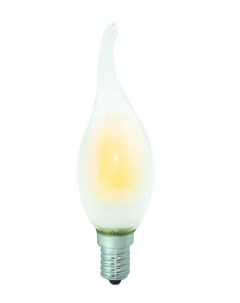 Светодиодная лампа BK 14W5CF30 Frosted Свеча на ветру Vklux