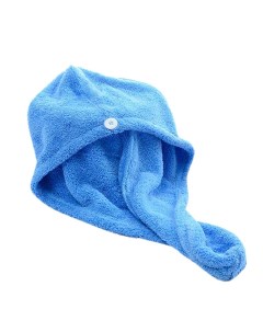 Полотенце для волос из микрофибры Цвет Голубой Markethot