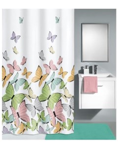 Шторка для ванной Butterflies Multicolor 180x200 см 5282148305 Многоцветие Kleine wolke