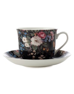 Чашка с блюдцем Полночные цветы Уильям Килбурн 450 мл 53986 Maxwell & williams