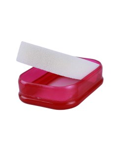 Мультифункциональная губка мыльница в силиконовой коробке красный BH ASH 01 Blonder home