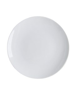 Тарелка для закусок Универсал 24 см белая Добрушский фарфоровый завод