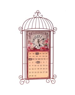 Декоративное панно с часами и календарем Home Sweet Jing day enterprise