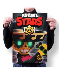 Плакат BRAWL STARS 7 А4 Goodbrelok