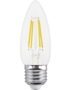 Светодиодная матовая лампа LED FIL Smart Buy SBL C37F Мат 7 40K E27 Smartbuy