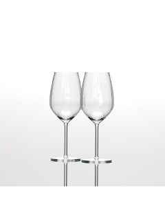 Хрустальные бокалы Adajio 0602 2 для белого вина 2 шт прозрачные 395 мл Strotskis