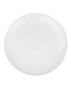 Тарелка плоская Облака 25 см 606 1 цвет белый костяной фарфор Royal aurel