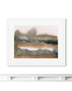 Репродукция картины в раме Lake in late autumn Размер картины 42х52см Картины в квартиру