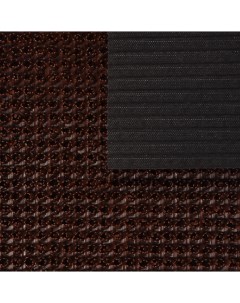 Коврик дорожка Травка 90х1500 см темно коричневый Vortex