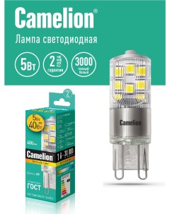 Лампа светодиодная LED5 G9 NF 830 G9 Camelion