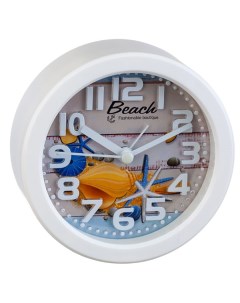 Часы PF TC 013 Quartz часы будильник PF TC 013 круглые диам 10 5 см ракушка Perfeo