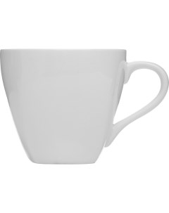 Чашка чайная 180мл 107х78х73мм фарфор белый Kunstwerk