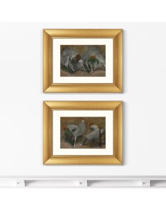 Набор из 2 х репродукций картин в раме Frieze of Dancers 1895г 40 5х50 5см Картины в квартиру