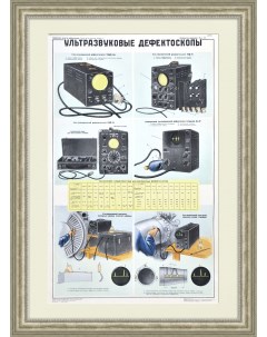 Ультразвуковые дефектоскопы Большой советский плакат Rarita